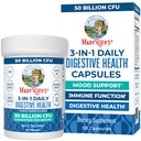 MARYRUTH'S 3-in-1 Probiotics for Digestive Health | Prebiotic & Postbiotic | Gut Health Supplement for Women & Men | 23 Unique Strains | Immune Support | 50 Billion CFU | 30 Servings