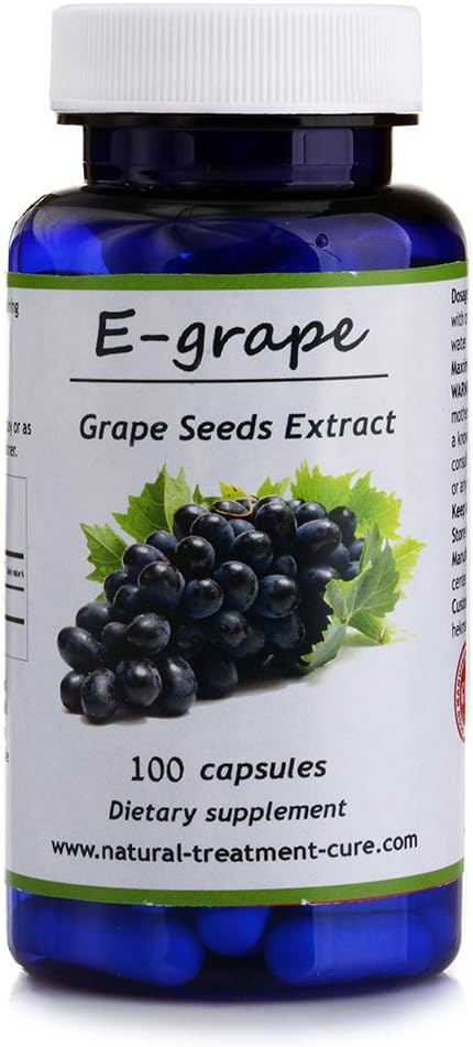 Hekma center Čisti ekstrakt grozdnega semena - Vitis Vinifera - 100 kapsul - Vegan