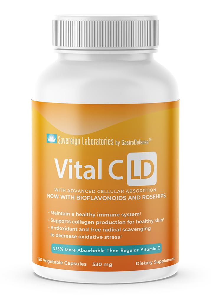 Vital C-LD - Izboljšan liposomski vitamin C - 530 mg kapsule - 120
