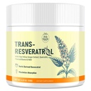 Trans-resveratrol v prahu dodatek z rdečim izvlečkom vina, Quercetin, Pterostilbene & NAD, 4.23 OZ, 30-dnevno dobavo