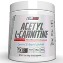 EHP Labs Acetil L Carnitine Powder - Podpira proizvodnjo naravne energije, pomaga pri zdravem delovanju možganov, podpira zdravje srca, Vegan, Gluten brezplačno, ne GSO - 100 Serving