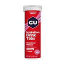 GU Energy Hydration Electrolyte Drink Tablets, 4-Count(48 Servings), Jagode Hibiscus