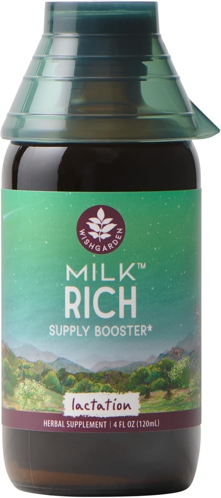 WishGarden Herbs Mleko Bogato s kozami Rue in Fenugreek - Zeliščni Dojenje podpora dodatek, prsi Milk oskrba Boost in dojenje dodatek za povečanje kakovosti in proizvodnje mleka, 4oz
