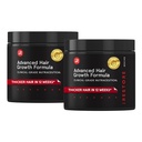 iRestore Advanced las rast dodatek za ženske, Las Vitamini za hitrejše ponovno rast las, Najboljši za izpadanje las in odtekanje - 1 Mesec dobava vsak - 1 Število (Pack of 2) - Črna