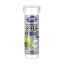 NOW Foods Sports Nutrition, šumeče Effer-Hydrate, Elektrolitski dodatek, Recovery*, limonina limona, 10 tablet