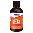 NOW Foods Supplements, Vitamin B-12 Kompleksna tekočina, proizvodnja energije*, Zdravje živčnega sistema*, 2-Ounce