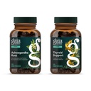Gaia Herbs Ashwagandha Root - Made with Organic Ashwagandha Root - 120 Vegan Liquid Phyto-Capsules & Podpora ščitnici - Podpora zdravo metabolično ravnovesje in splošno dobro počutje - 120 Vegan Liquid Phyto