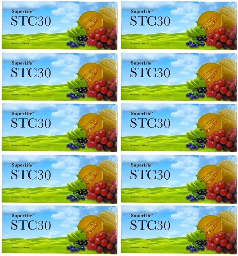 Superlife 10 paketi STC30 Stem Cell Anti Staranje zmanjšati gube Pimples Fine Lines Tekstura Superlifeworld (15 Sachets/Pack)
