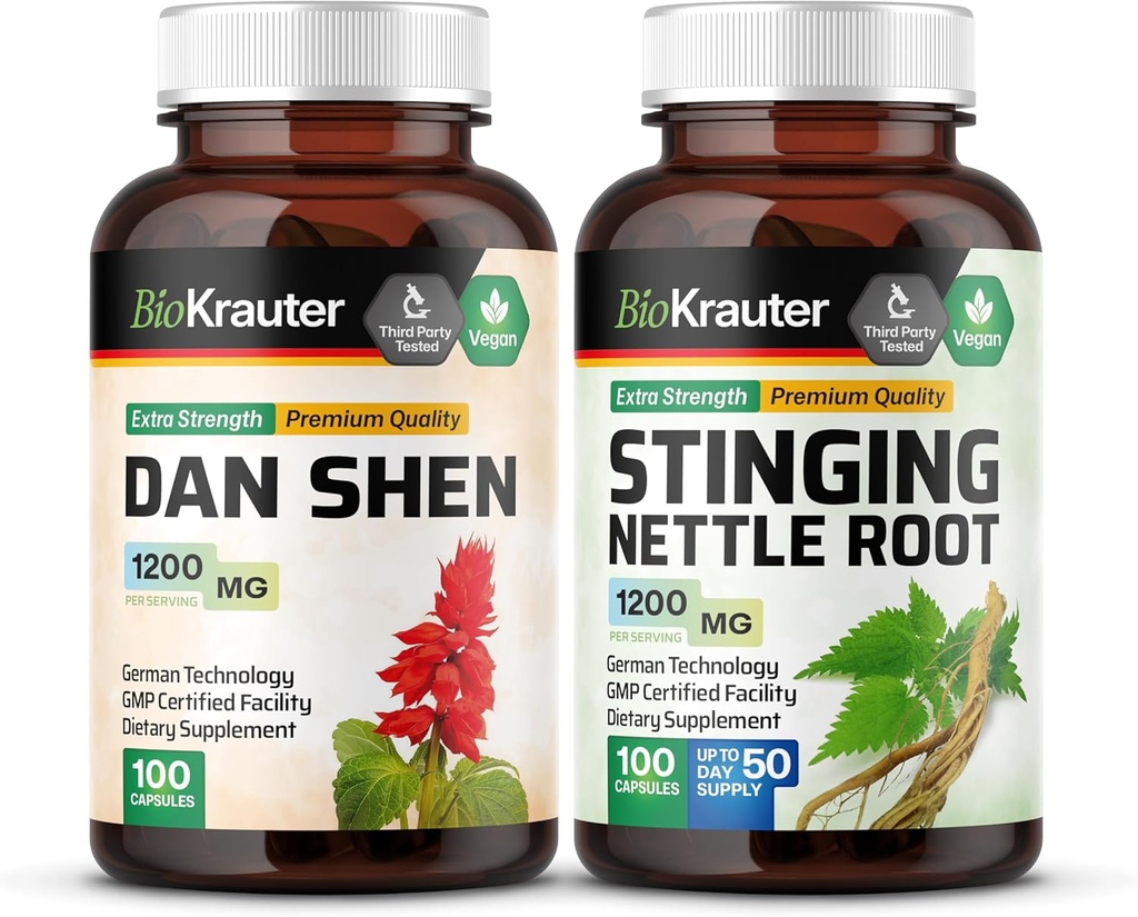 BIO KRAUTER Dan Shen 100 kapsul & kopriva sto kapsul