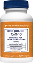 Vitamin trgovina Ubiquinol CoQ-10 100mg - Ugodna za tiste, ki jemljejo statine – podpira zdravje srca in celic in zdravo proizvodnjo energije, Essential Antioksidant – Enkrat na dan (120 Softgels)