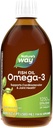 Naravoslovna pot NutraSea Omega-3 ribje olje, 1250 mg EPA/DHA, Zesty Lemon Flavored, 16,9 fl oz.