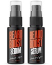 Divji Willies Beard rastni serum (2-Pack) - Naravna brada skrb z Biotin & kofein za bolj zdravo, Debel in Fuller videz Mustache - Dnevno Grooming Rutine Nourishes & Hydrates Mens Facial Hair