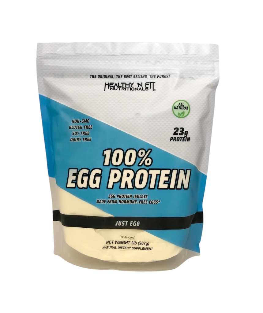 Zdrav 'N Fit - 100% Jajčni proteini (nearomatizirani) Naravni, 2 lb vrečka. Samo Egg Instant posušeni belci: Super za peko in mešanje.