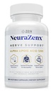 Zen Nutrients NeuraZenX Nervi Support & Periferna nevropatija Podporni dodatek s 1200mg alfa lipoična kislina (ALA), Benfotiamin, L-karnitin in Kurmeric