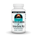 Vir Naturals Acetil L- karnitin & alfa- lipojska kislina 650mg - 120 tablet