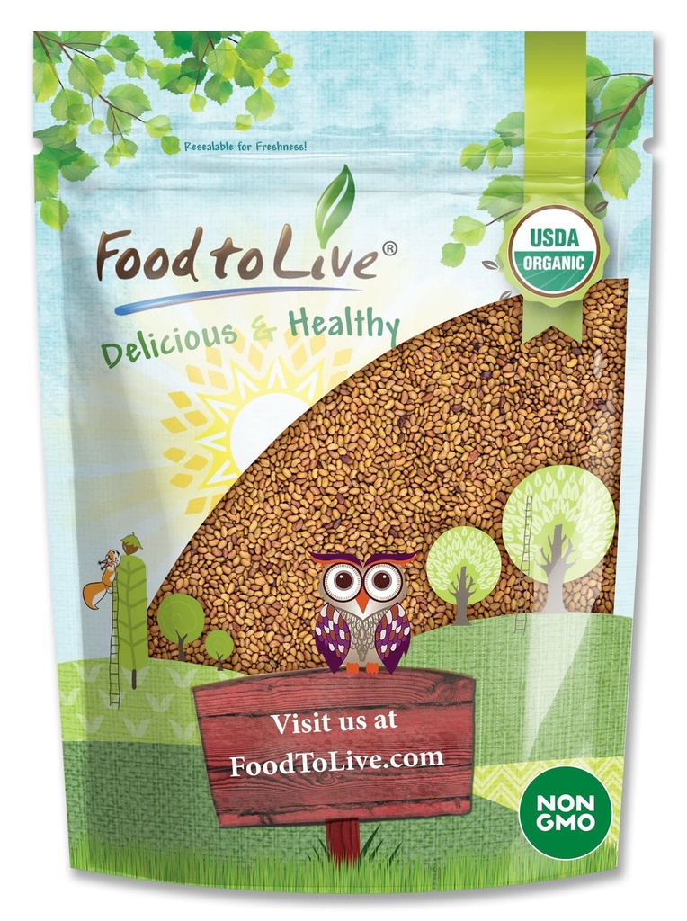 Živilo za živo - Ekološka Semena Alfalfa, 8 Ounces Non-GMO, Kosher, Spreutable, Raw