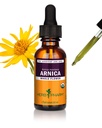 Herb Pharm Certified Organic Arnica Liquid Extract za podporo manjše bolečine, 1 Fl Oz