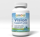 OHOO Vision Support Plus Supplement - z Lutein & Zeaksantin- Podpira zdravo vizijo, Izdelano v ZDA- 60 Kapsule