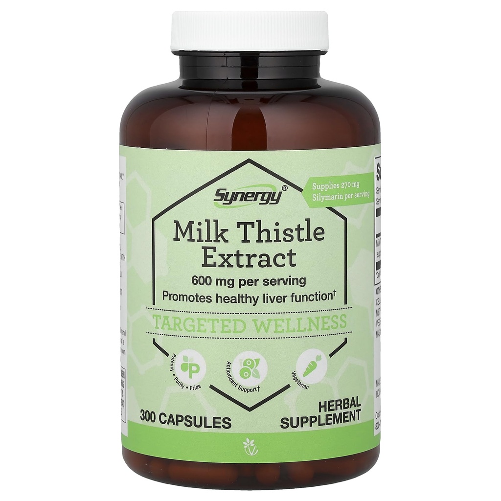 Vitacost Milk Thistle Extract - standardiziran - 600 mg na odmerek - 300 kapsul