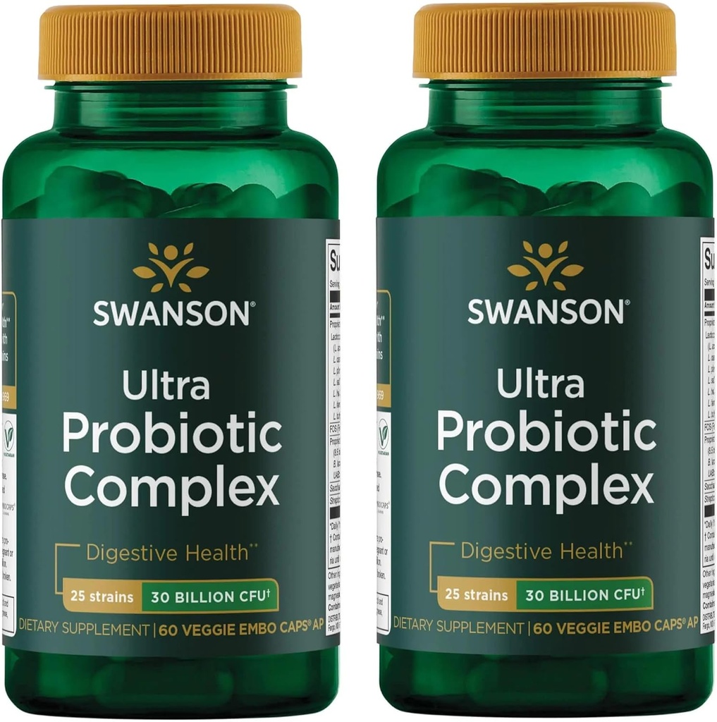 Swanson Ultra probiotic Complex 30 milijard Cfu 60 Veg kapsule (2 pakiranji)