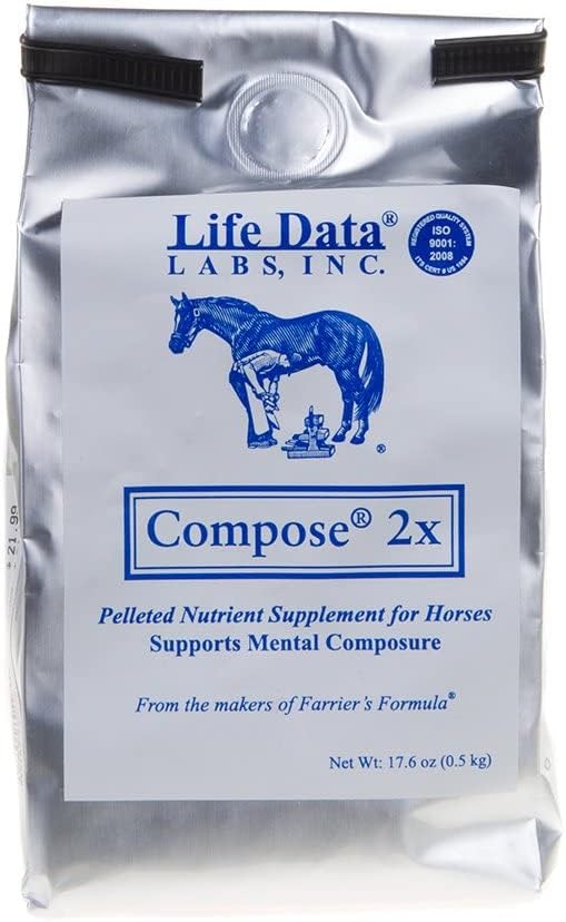 Life Data Labs Sestavlja 2X Equine Umirjanje 17 6oz 17.6OZ