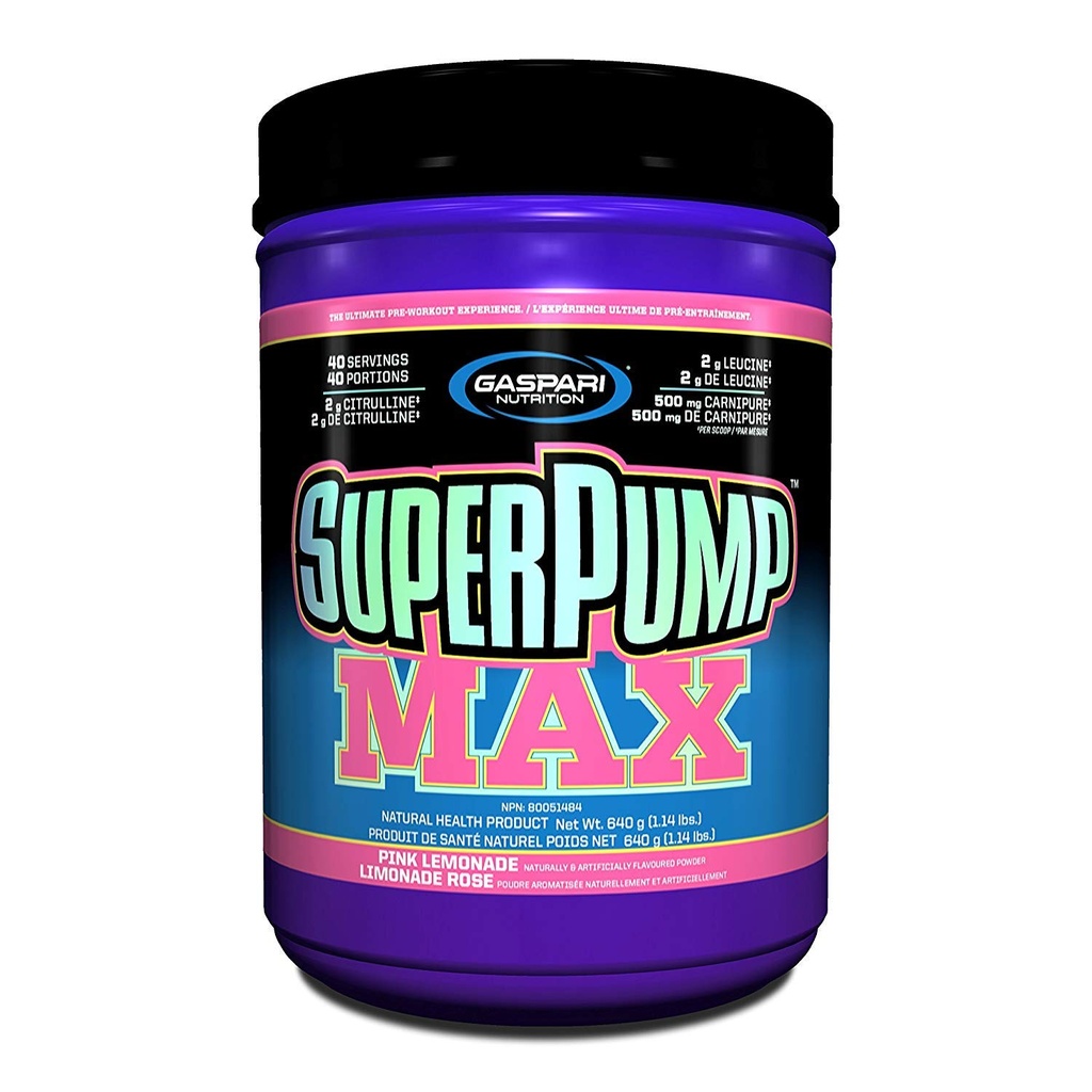 Gaspari Nutrition Superpump Max, Roza limonada, 1,41-plati