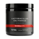 Toniiq 100 milijard CFU Lactobacillus Salivarius probiotik - najvišje preverjeno število CFU - laboratorij tretje stranke Tested for Potency - 60 vegetarijanskih kapsul - 30 serving - TQ preverjeno