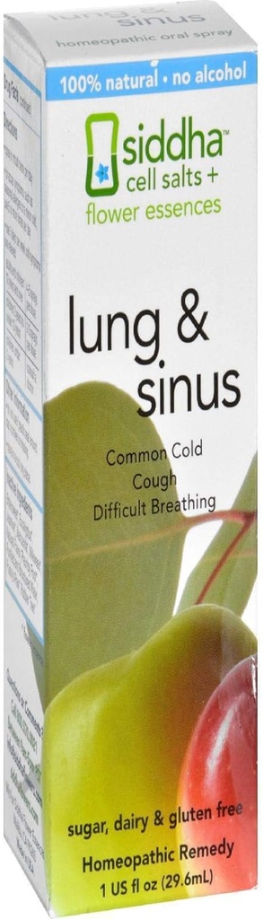 Siddha Remedies Lung & Sinus Spray for Sinus Relief, Congestion Relief, Cough Supresant, Cold Medicine, Runny Nose 