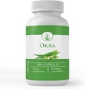 Čiste originalne sestavine Okra ekstrakt (100 kapsul), vedno čist, brez dodatkov ali polnil