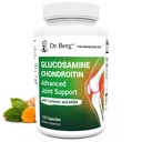 Dr. Berg Glukozamin Chondroitin MSM Turmeric & Boswellia - Napredna skupna podpora dodatek s 1500 mg glukozamin sulfata - vključuje 120 kapsul