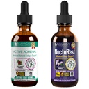 Active Adrenal + NoctuRest - podpira Adrenal Health + Sleep- Liquid Dostava za boljšo absorpcijo - Rhodiola, Hops, Sveti Basil, Melatonin, Ashwagandha & More!