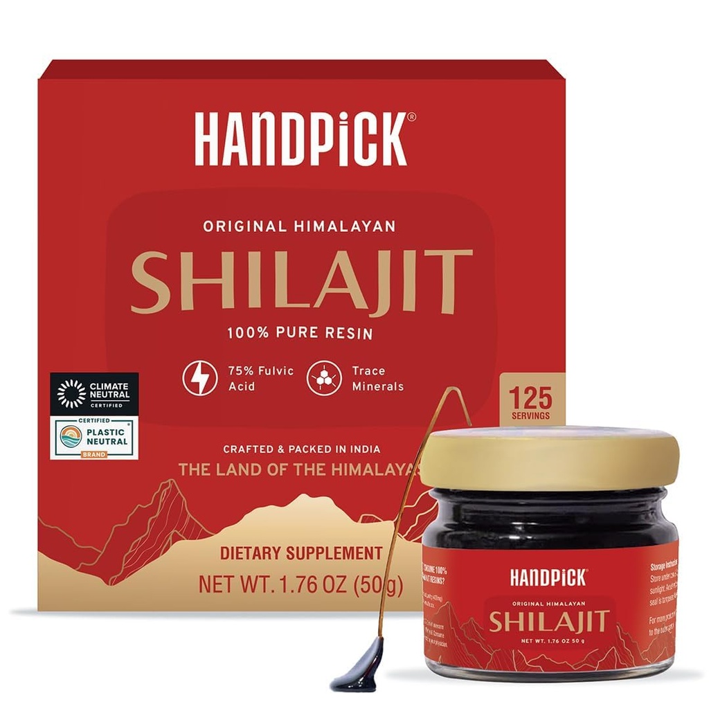 Čisti himalajski shilajit Resin, pakiran v Reseable Ziplock Pouch