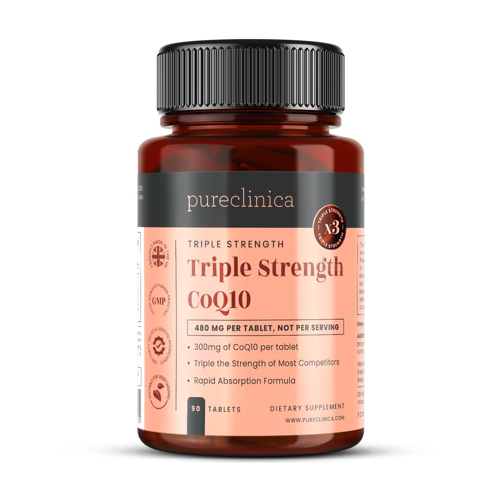pireklinica Fermented CoQ10 300mg x 90 tablet. Brez GSO, stopnja USP. z dodanim vitaminom C in izvleček črnega popra za absorpcijo.