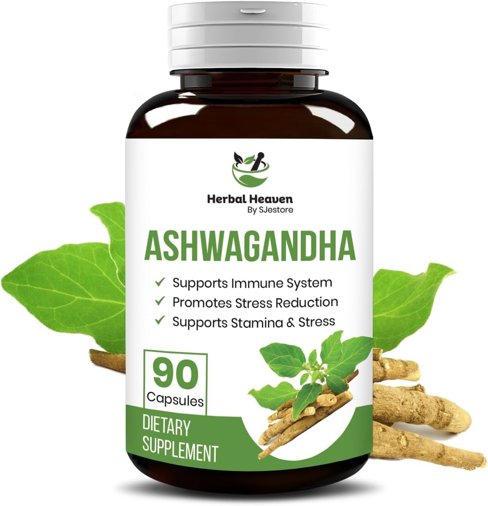 Herbal Heaven Ashwagandha Kapsule 90 Count 