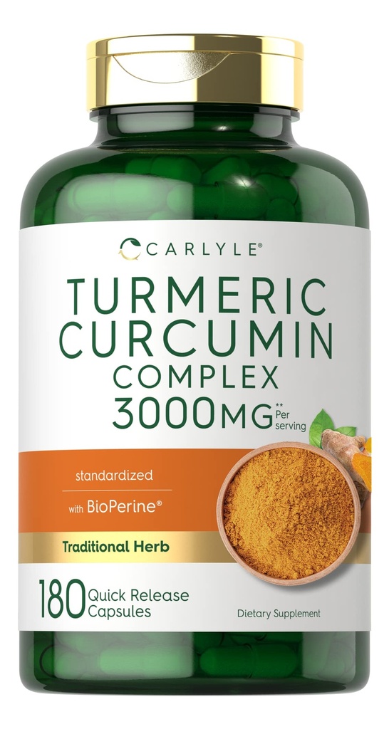 Carlyle Turmeric Curcumin dodatek 