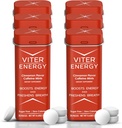 Energijske kofeinske mete (120 kosov) - 40mg kofeina, brez sladkorja, Vegan, B Vitamini kompleks, energijske dopolnilne tablete kofeina (Cinamon, 6 Pack)