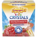 Emergen-C Kidz kristali, On-the-Go Emergen-C imunske podpore dodatek z vitaminom C, B vitamini, cink in mangan, Sparkly Jagoda, Stoeting polnilec - 56 Packs