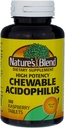 Narava je mešanica acidophilus žvečljiva malina aroma - 100 tablete, pakiranje po 3