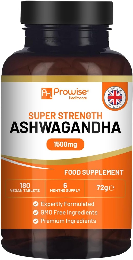 Ashwagandha 1500mg 180 Veganske tablete 