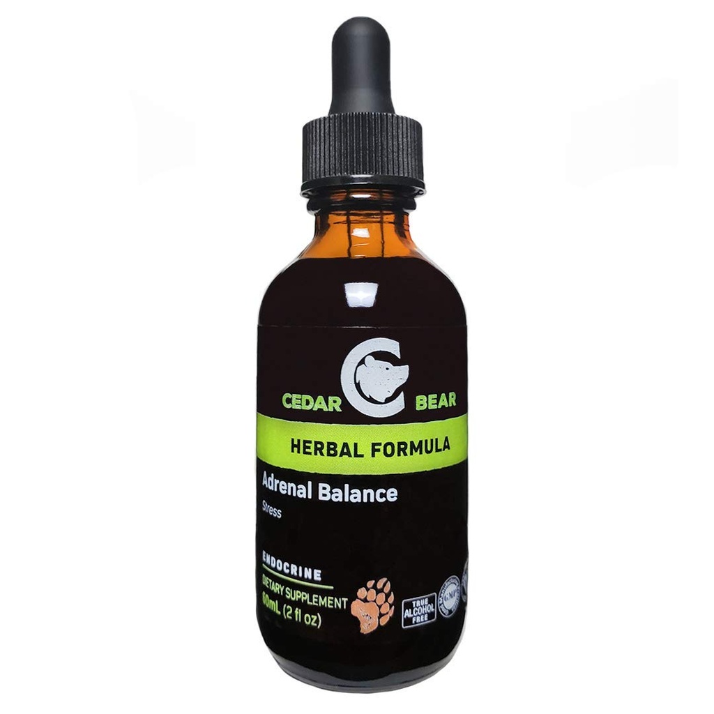 Kedar medved adrenalno ravnovesje - Liquid Herbal dodatek z adaptogeni, ki se bori utrujenost, upravljanje stresa in povečanje energije 2 fl oz / 60 ml (1 enota)