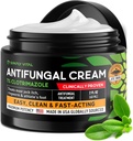 Antiglivična krema za Athlete's Foot, Ringphir & Jock Itch - Clotrimazol 1% Izdelano v ZDA - Dodatna moč Ring Worm, Jock Srbeč Cream, Anti Fungal Athletes Foot Treatment for Humans Skin Fungus - 2 oz