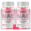 NAC Gumies 600mg, N Acetil Cysteine dodatek NAC Žvečljivi za antioksidate in imunske podpore, zdravje pljuč in jeter, naravna jagoda aroma, 120ct