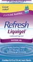 Osvežite Liquigel Lubricant Eye Gel, 2 steklenice 0,5 Fl Oz (15ml) Vsaka Sterile (30ml)