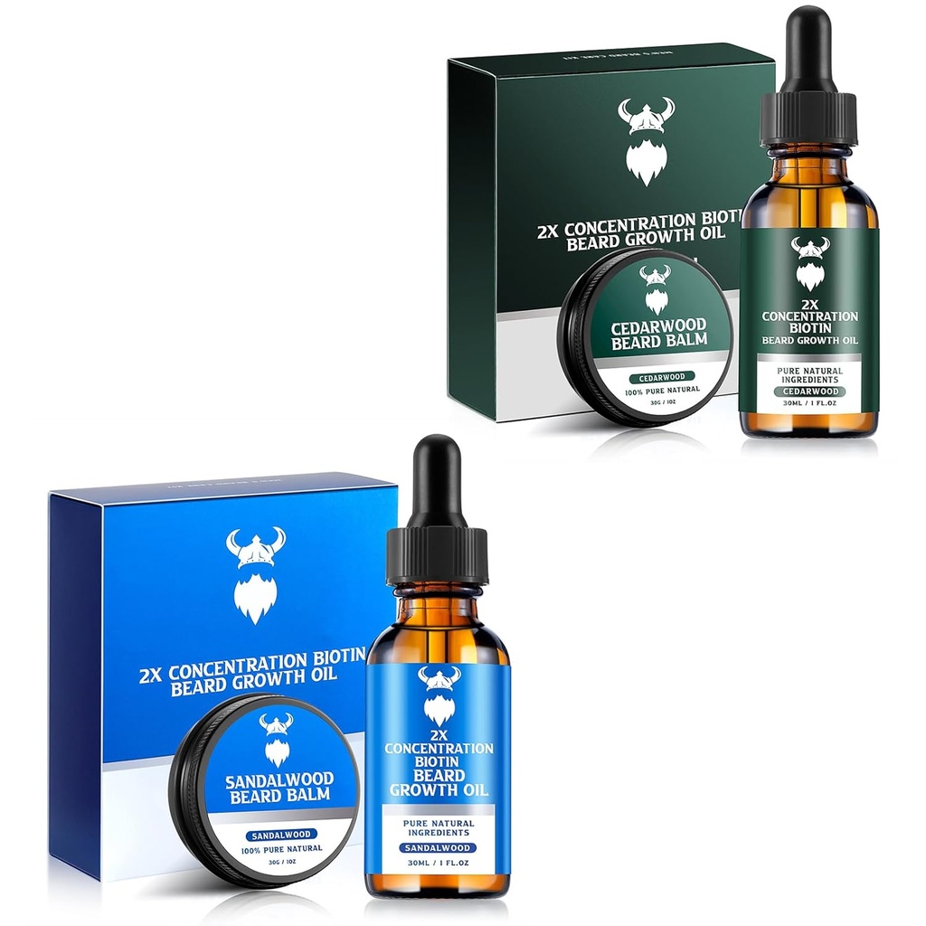 Sandalwood bradd rastnega olja z 2X koncentracija Biotin za moške in Cedarwood Beard rastnega olja z 2X koncentracija Biotin za moške,Naravne sestavine & Debeline Rast las