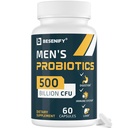Probiotiki za moške, 500 milijard CFUs & 12 sevov, moški probiotik s kurmeti, brusnice, Goji - Probiotiki za digestivno zdravje, Imunski, želodčni, Bloating & Gut Zdravje za moške, 60 Pro Biotics Caps