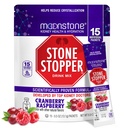 Moonstone Stone Stopper Drink Mix, Cranberry Malina, Ledvice Stone Prevention, Kalcijev oksalat Protector, ki so jih urologi razvili za izboljšanje hidracije in podporo zdravje ledvic, 15 dan dobave