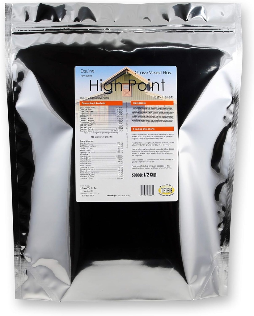 HorseTech High Point Pellets Daily Vitamin Mineral (15 funtov.)