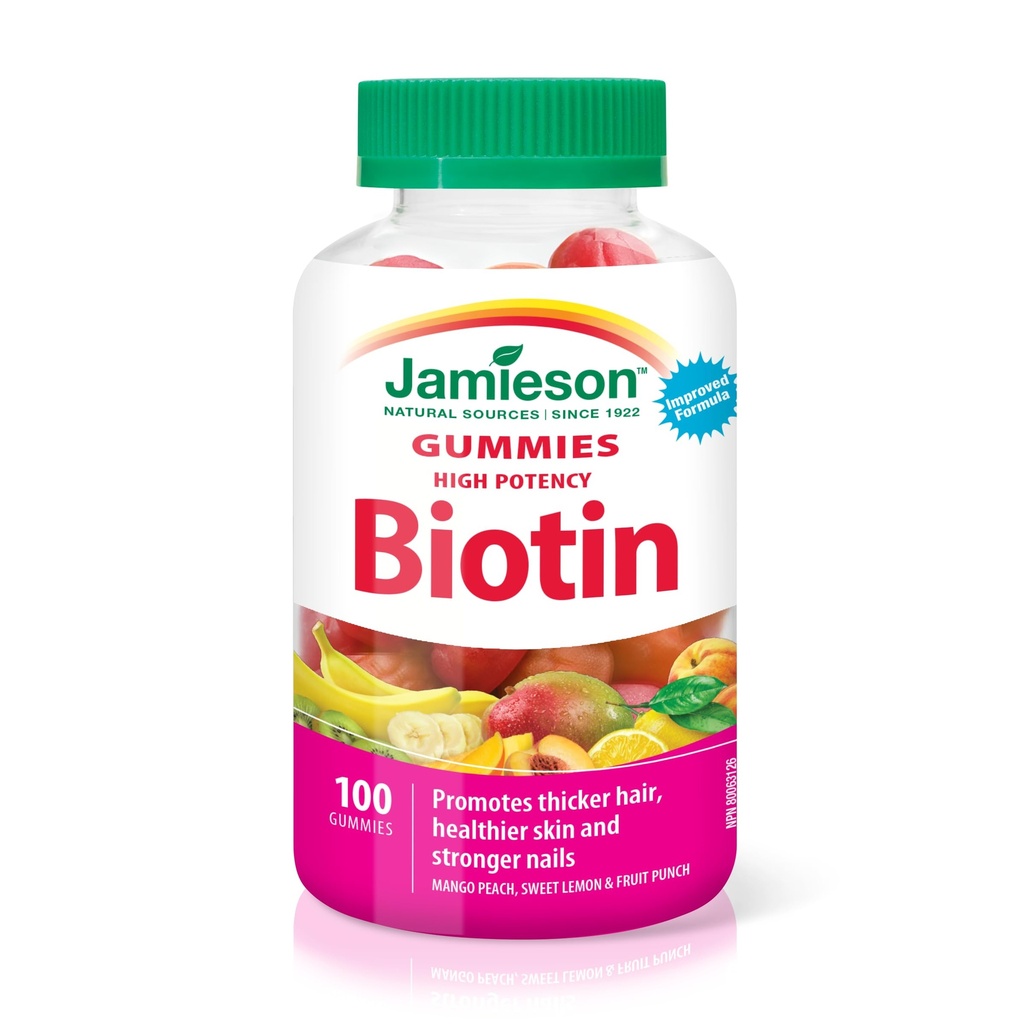 Jamieson High Potency Biotin Gummies, 100 število