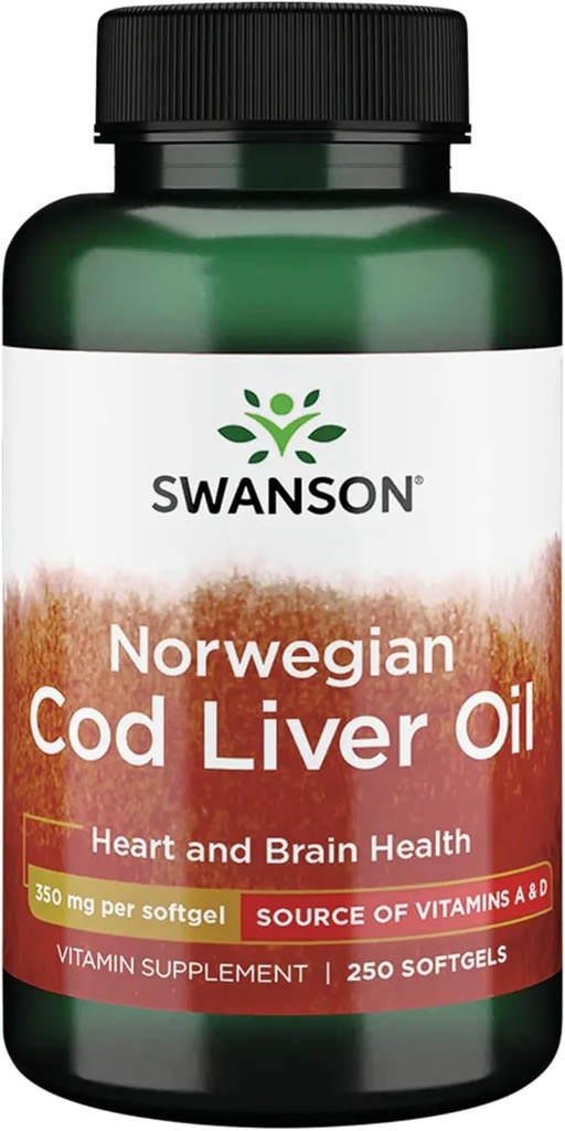 Swanson Cod Jetrno olje 1250 Iu A/135 Iu D 250 Sgels