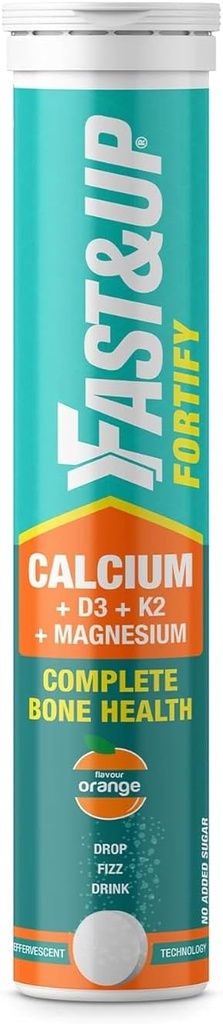 Kalcij z esencialnim vitaminom D3 za popolno zdravstveno podporo - vitamin D3, kalcij in magnezij Kombinacija za boljšo absorpcijo (20 tablet, oranžna aroma)